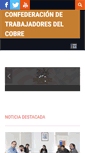 Mobile Screenshot of confederaciondelcobre.cl